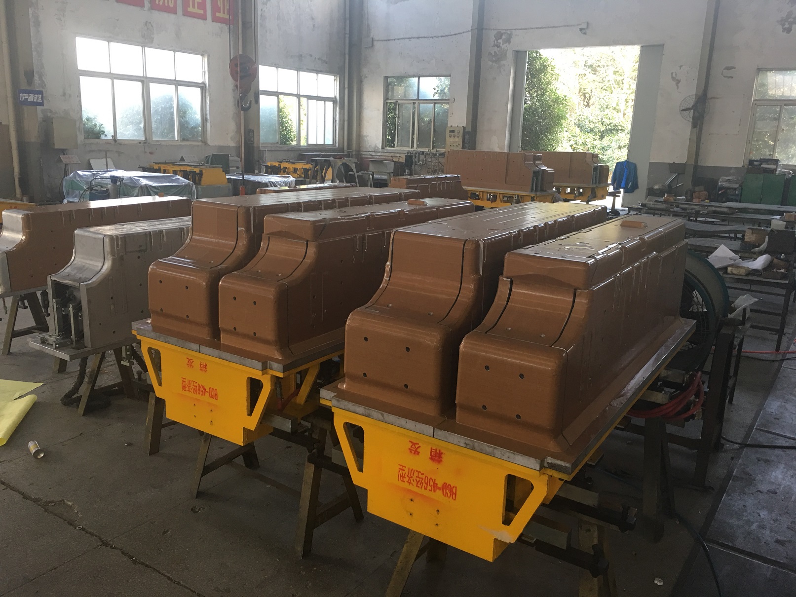 SBS PU foaming mold for cabinet body